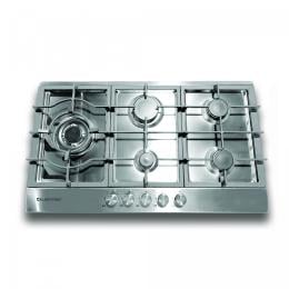 Kleenmaid 90cm Stainless Steel Built-In Gas Cooktop 5 Burner GCT9012