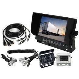 7in Monitor Caravan 2 Reversing Camera 4pin 3AV Mic 12V 24V