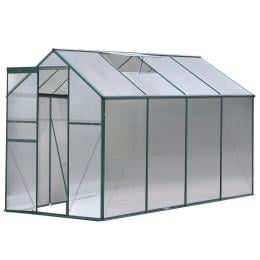 Greenfingers Aluminum Greenhouse Garden Shed Polycarbonate 2.52x1.9m