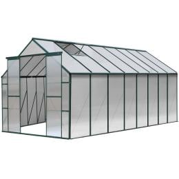 Greenfingers Aluminium Greenhouse Polycarbonate Garden Shed 5.1x2.44m