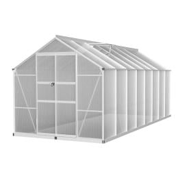 Greenfingers Aluminium Greenhouse Polycarbonate Garden Shed 4.7x2.5m