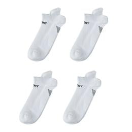 4x Medium Seamless Sport Socks - White