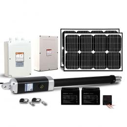 LockMaster 40W Swing Gate Opener Auto Solar  Remote Control 600KG