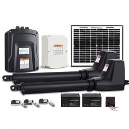 LockMaster Swing Gate Opener Auto Solar Power Remote Control 1000KG