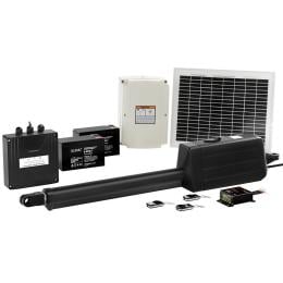 Lockmaster Single Swing Gate Opener 10w Solar Power Automatic Electric 300kg 5m