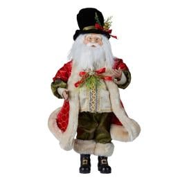 Christabelle Top Hat Santa Claus Christmas Decoration 46cm