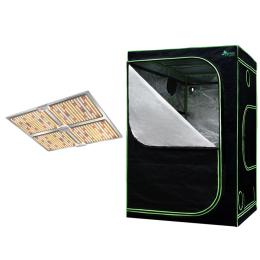 Grow Tent 4500w Led Grow Light Hydroponic Kits System 1.5x1.5x2m