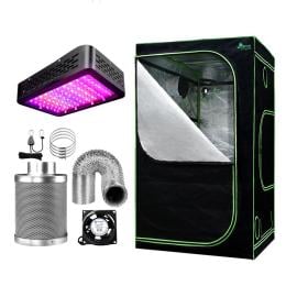 Grow Tent 1000w Led Grow Light 90x90x180cm Mylar 6 Ventilation