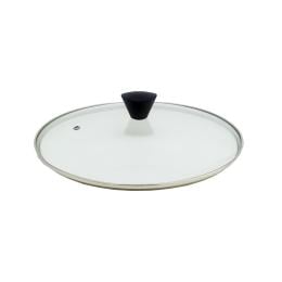 Koman Glass Lid With Bakelite Handle - 28cm