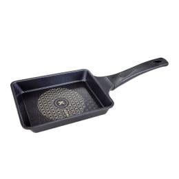 Koman 19x14cm Square Frying Pan - Black