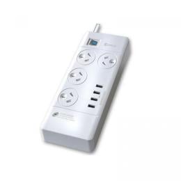 Sansai Surge Protected Usb Power Board - 4 Ways