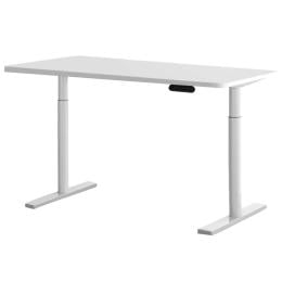 Electric Standing Desk Height Adjustable Sit Stand Table White