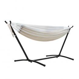 Camping Hammock With Stand Cotton Rope Lounge Hammocks Outdoor