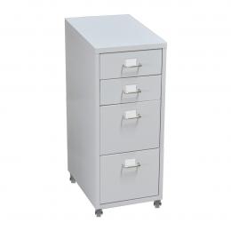 4 Drawers Steel File Cabinet White