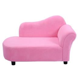 Children Modern Sofa With Armrest For Living Room - Pink