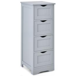 Freestanding Floor Cabinet With 4 Drawer For Home/living Room Bathroom