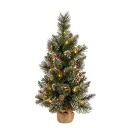 Christabelle 2ft Christmas Tree with LED Lights - Potted Cashmere