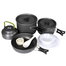 16Pcs Camping Cookware Set Outdoor Hiking Portable Picnic