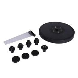 Solar Powered Water Fountain Power Floating Kit Garden Pond Led Colour