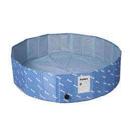 Portable Pet Swimming Pool Kids Dog Cat Outdoor Blue - 120cm