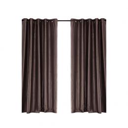 2X Blockout Curtains Bedroom Window Eyelet Taupe 140CM x 244CM