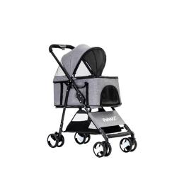 Large Pet Stroller Dog Cat Travel Carrier Pram Foldable Pushchair