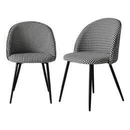 2x Dining Chairs Kitchen Lounge Chair Sofa Upholstered Padded Seat