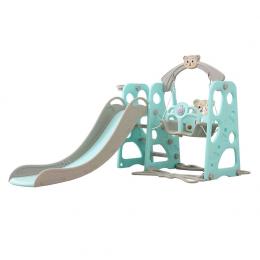 BoPeep Kids Slide Swing Basketball Ring Activity Center Play Set Blue
