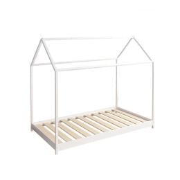 Bed Frame Single Wooden House Frame Wood Mattress Base Platform