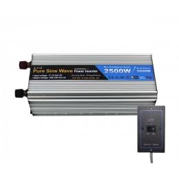 Pure Sine Wave Power Inverter 2500w/5000w 12v-240v Remote Control