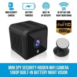 Elinz Mini Spy Security Wifi Camera 1080p CCTV Battery Night Vision