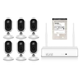 Wireless Security HD Wifi 6x Cameras CCTV System 8ch NVR 1TB HDD