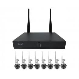 Elinz 8ch Cctv Wireless Security System 2mp Ip Wifi 8x Camera 1080p