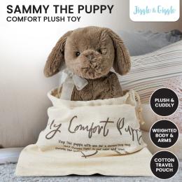 Jiggle & Giggle - Sammy the Comfort Puppy Plush Toy