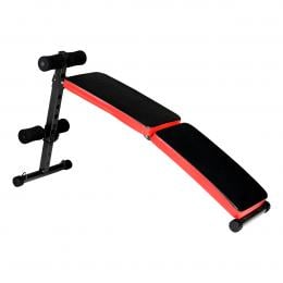 Incline sit-up bench with Resistance Bands
