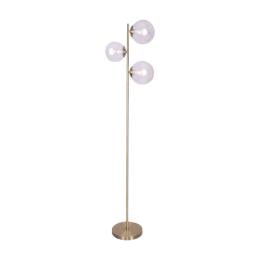 Sarantino 3-Light Gold Metal Floor Lamp