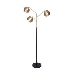 Sarantino Adjustable 3-Arm Arc Floor Lamp
