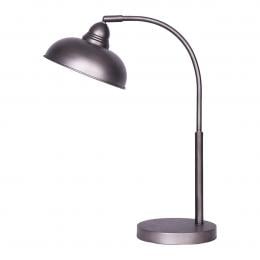 Sarantino Metal Desk Lamp in Dark Grey Finish