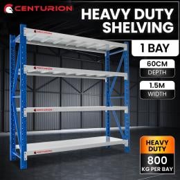 Centurion Pro 1 Bay 1.5M Wide Heavy Duty Shelving 800kg