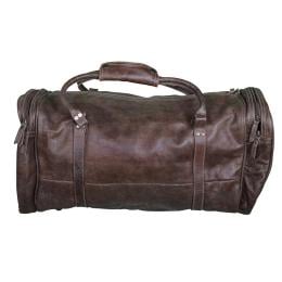 Overnight Leather Duffle Bag Travel 55cm Carry on