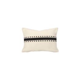 Madre Indoor / Outdoor Cushion Black and Cream