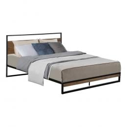 Metal Bed Frame Queen Size Mattress Base Foundation Black Dane