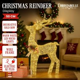 Christabelle Light-Up Christmas Reindeer Display Indoor and Outdoor Use