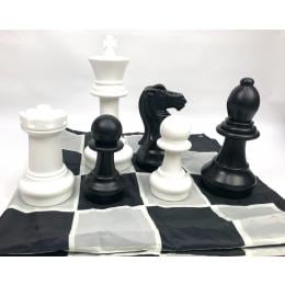 Giant Size Plastic Outdoor Chess Game Set 1.5x1.5m