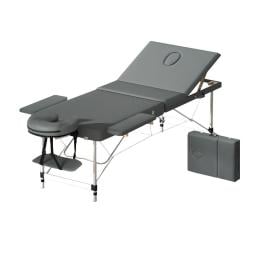 Massage Table Portable 3 Fold Aluminium Therapy Beauty Bed Waxing 75cm