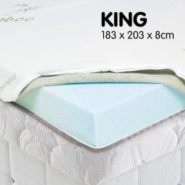 Cool GEL Memory Foam Mattress Topper - King