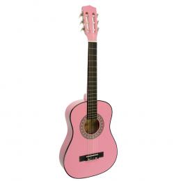 Childrens no-cut acoustic guitar - Pink