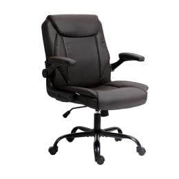 Office Chair Gaming Computer Executive Chairs Leather Swivel Brown