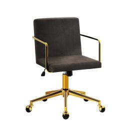 Velvet Office Chair Executive Adjustable Desk Chair Armchair