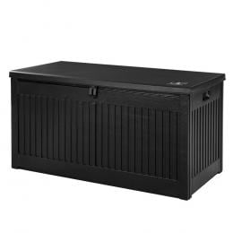 Outdoor Storage Container Garden Indoor Tool Chest Sheds 270L Black